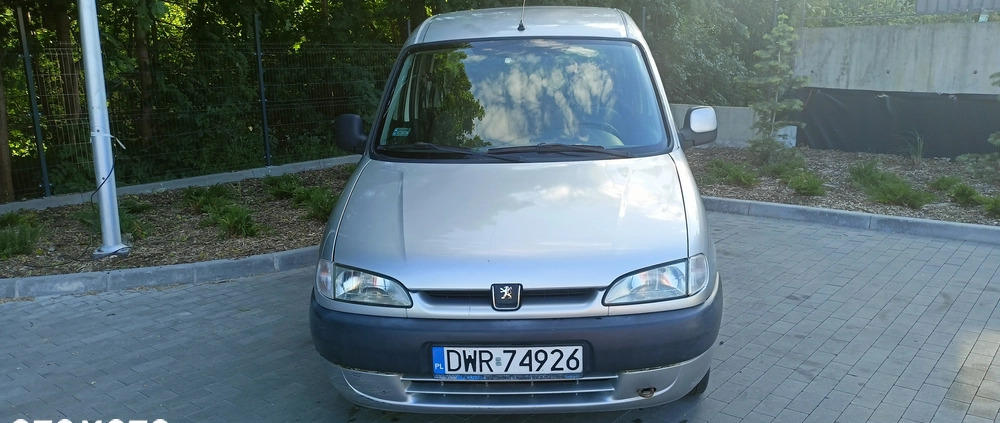 Peugeot Partner cena 4550 przebieg: 376000, rok produkcji 2000 z Wrocław małe 742